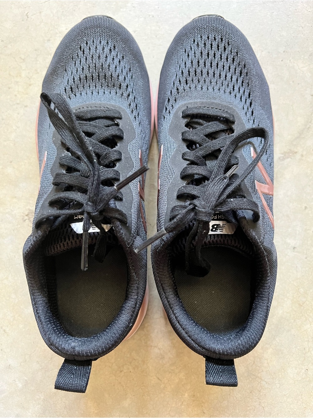 New Balance Shoes with Pink Accents